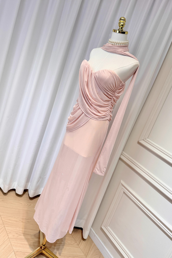 Pink Long Dress