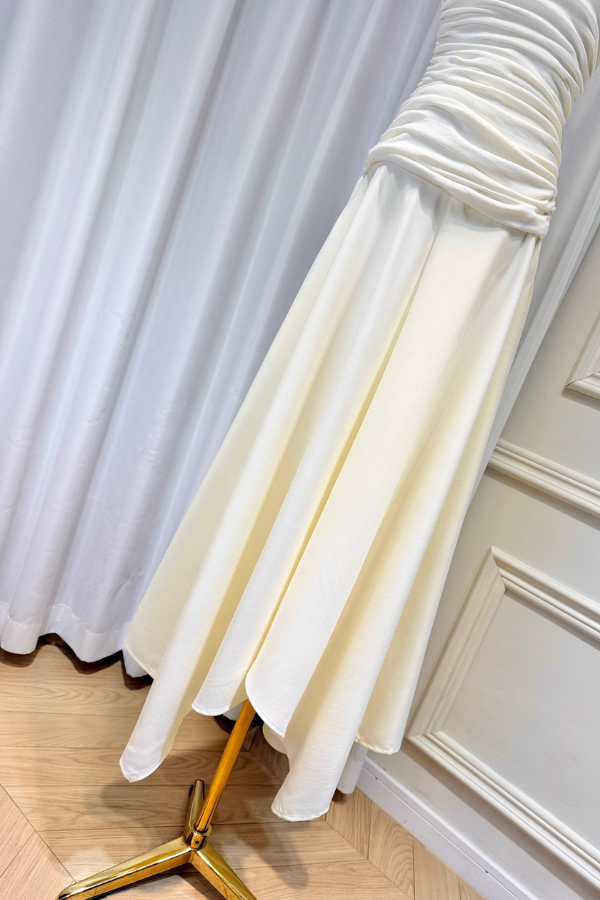 White Tube Long Dress