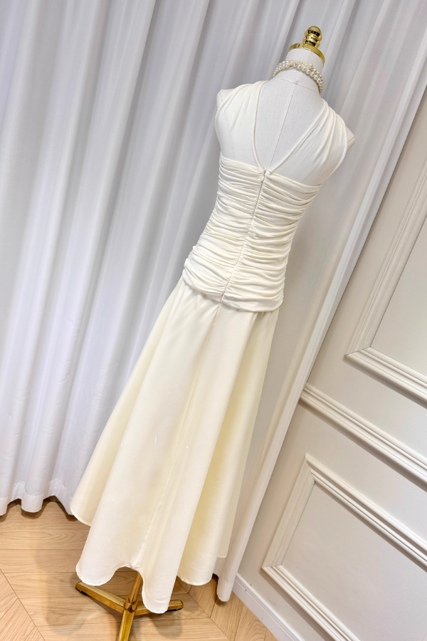 White Tube Long Dress