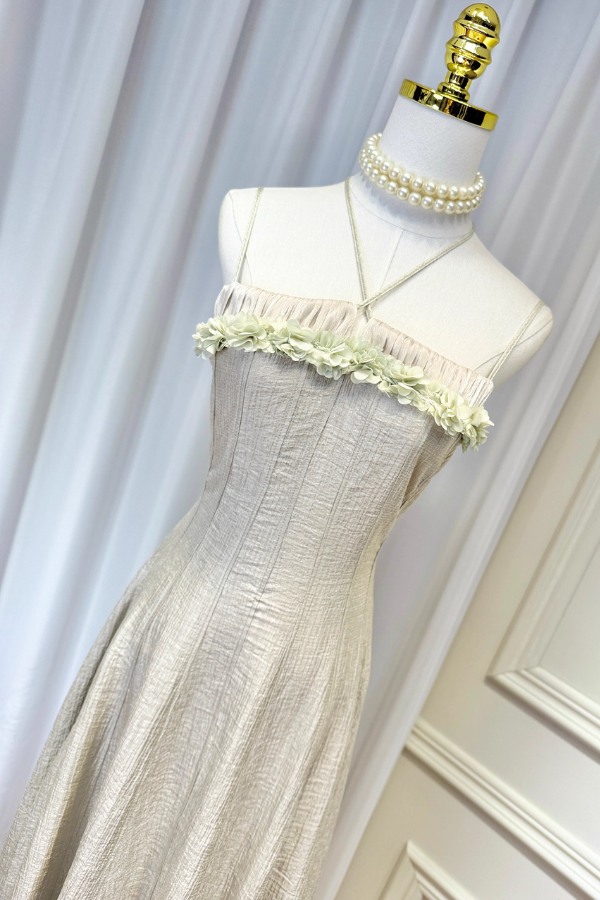 Gray Long Dress