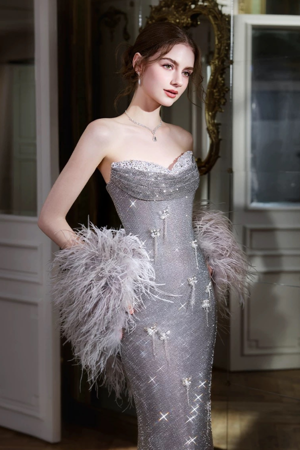 Silver Ashley Gown