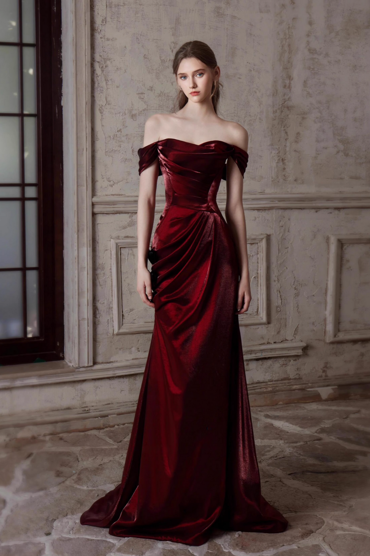 Red Long Gown