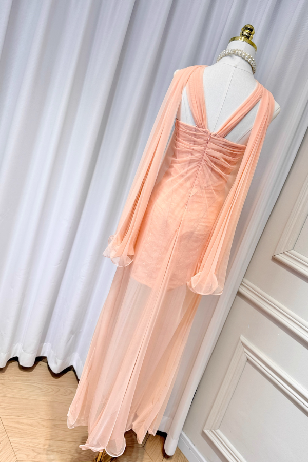 Orange Long Dress