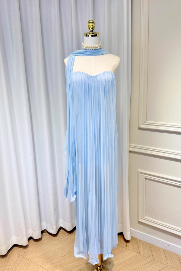 Blue Long Dress