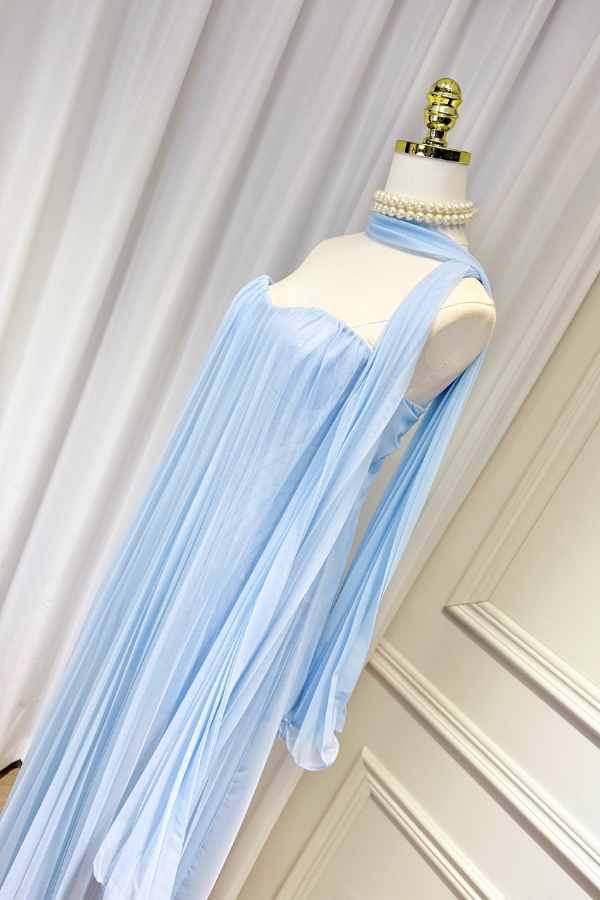 Blue Long Dress