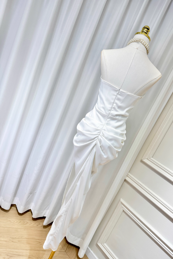 White Corset Long Dress