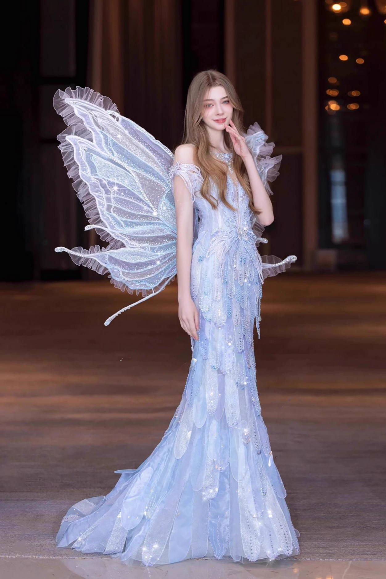 Purple Fairy Long Gown