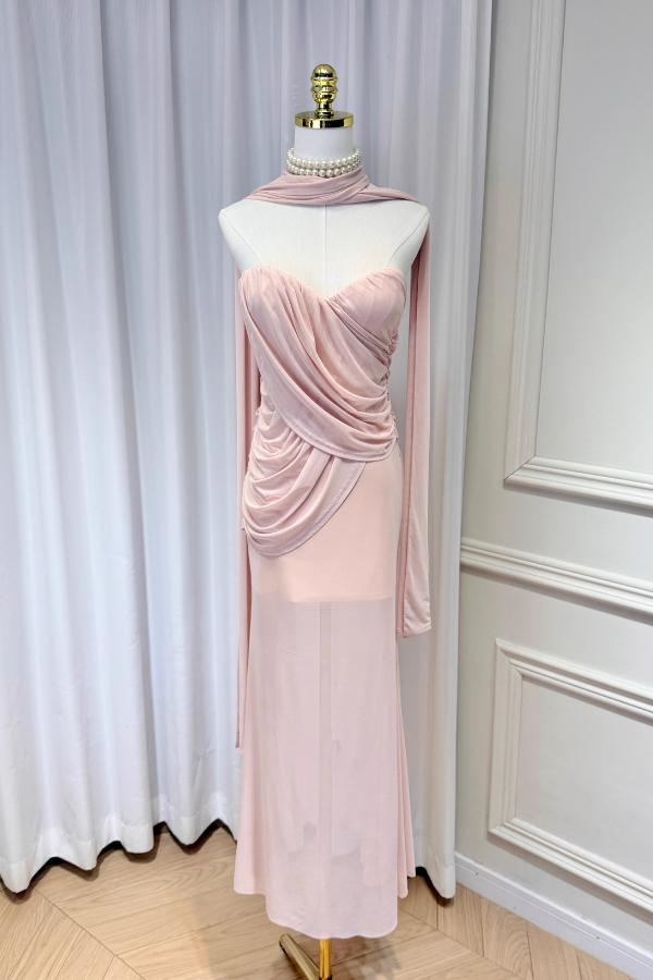 Pink Long Dress