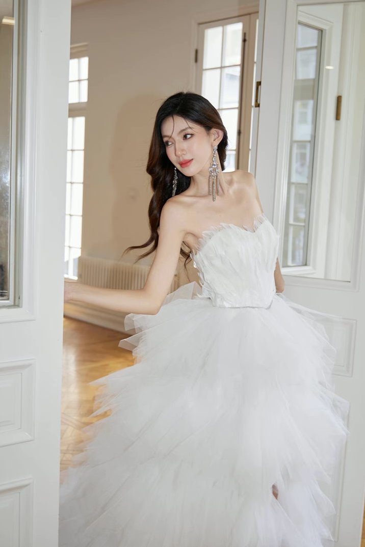 White Cotton Gown
