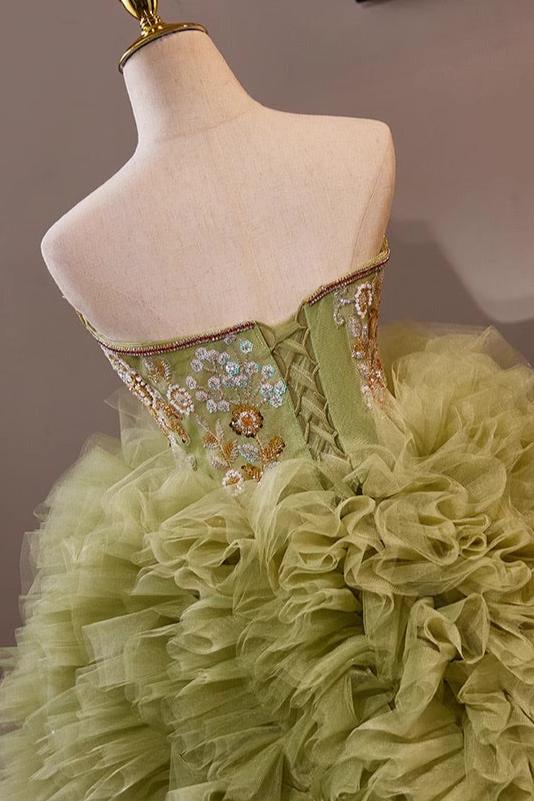 Green Ball Gown