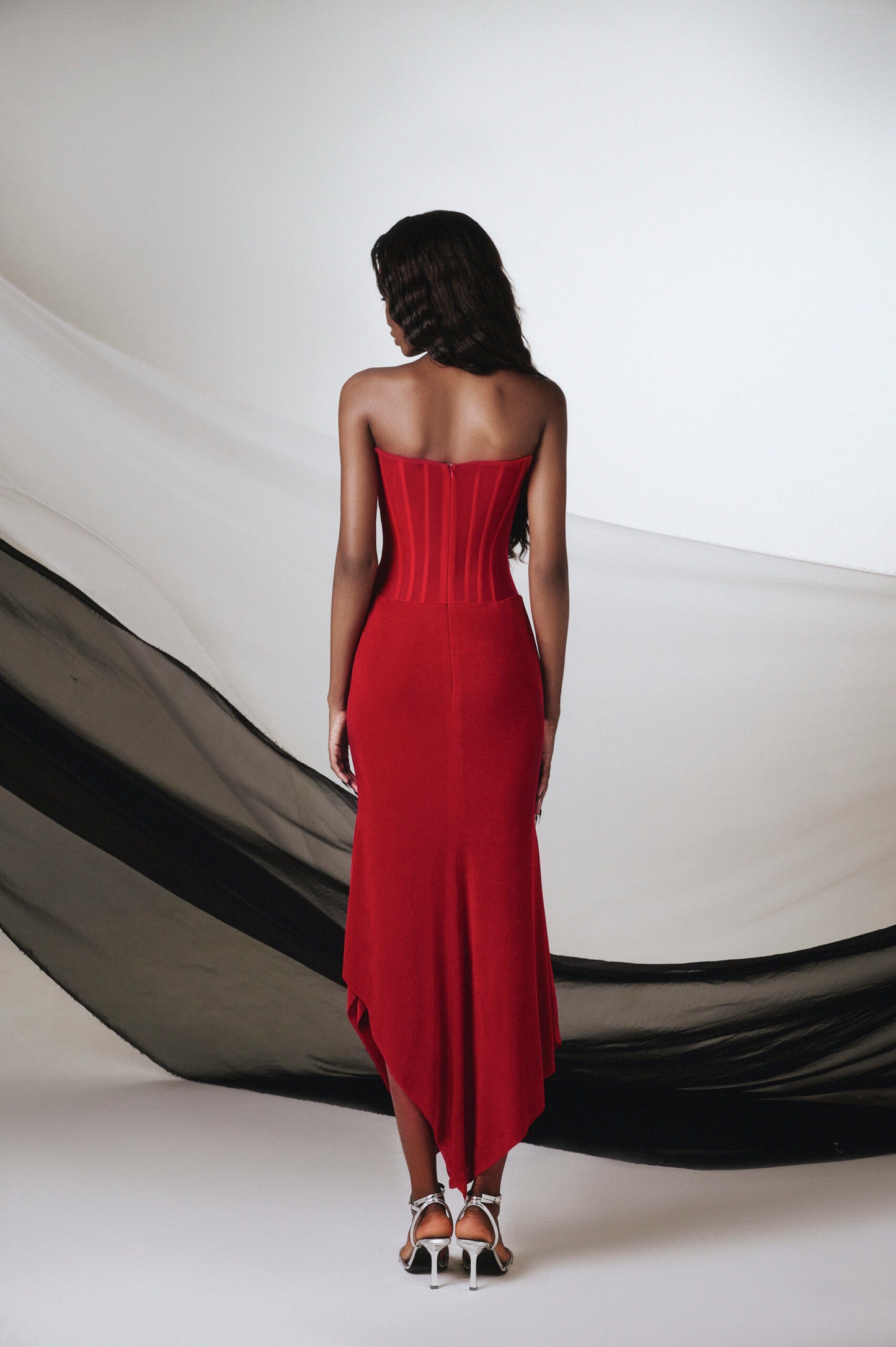 The Goddess Collection - Red Hana Dress
