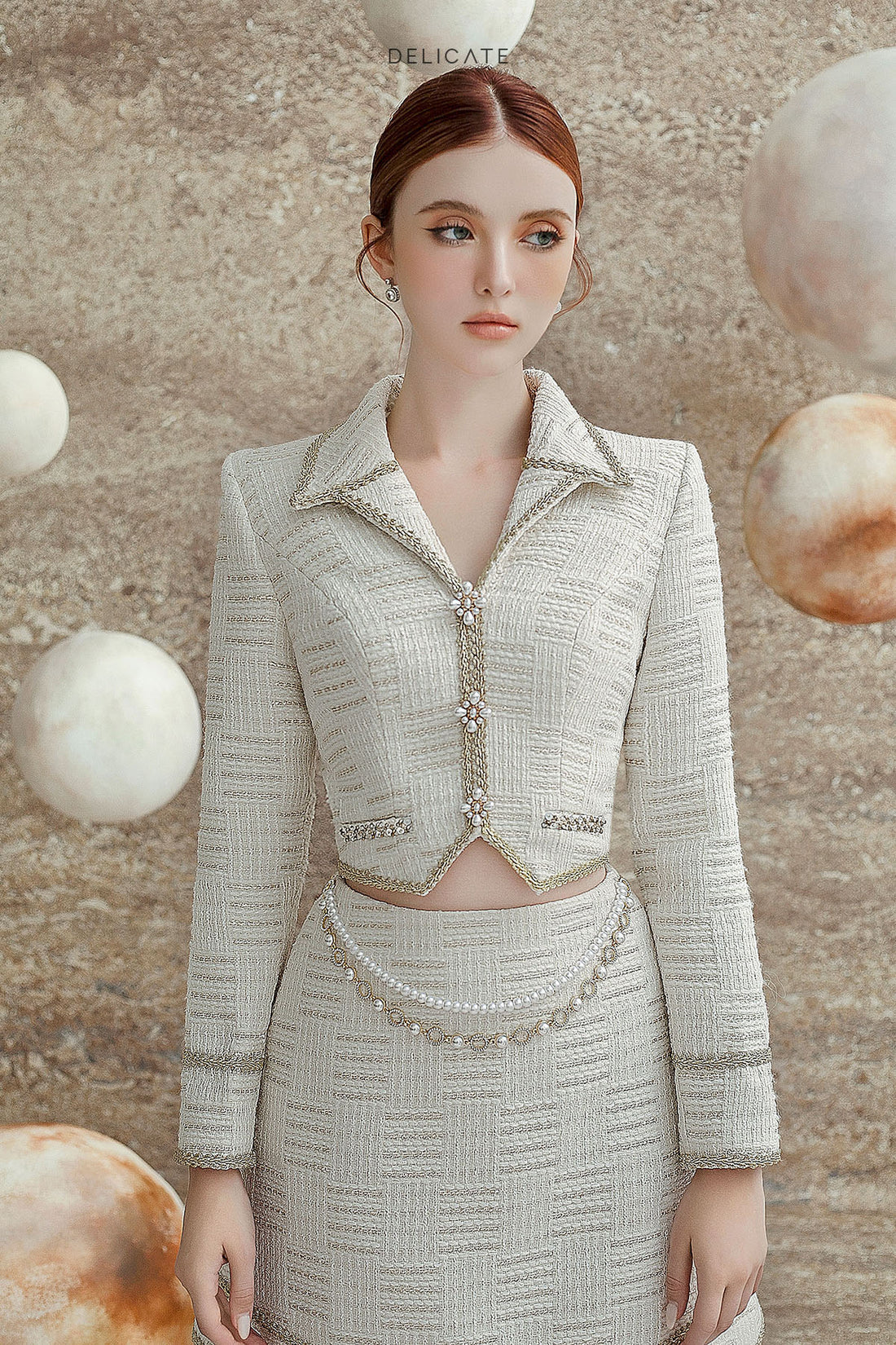 Fall Winter 23' Collection - Gina Tweed Top