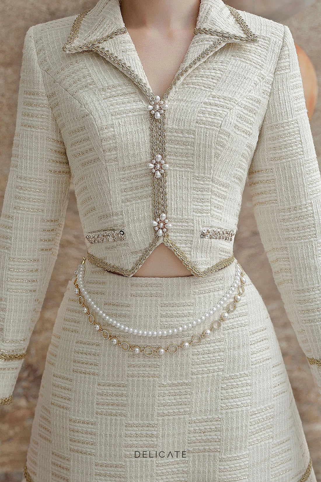 Fall Winter 23' Collection - Nolan Tweed Skirt