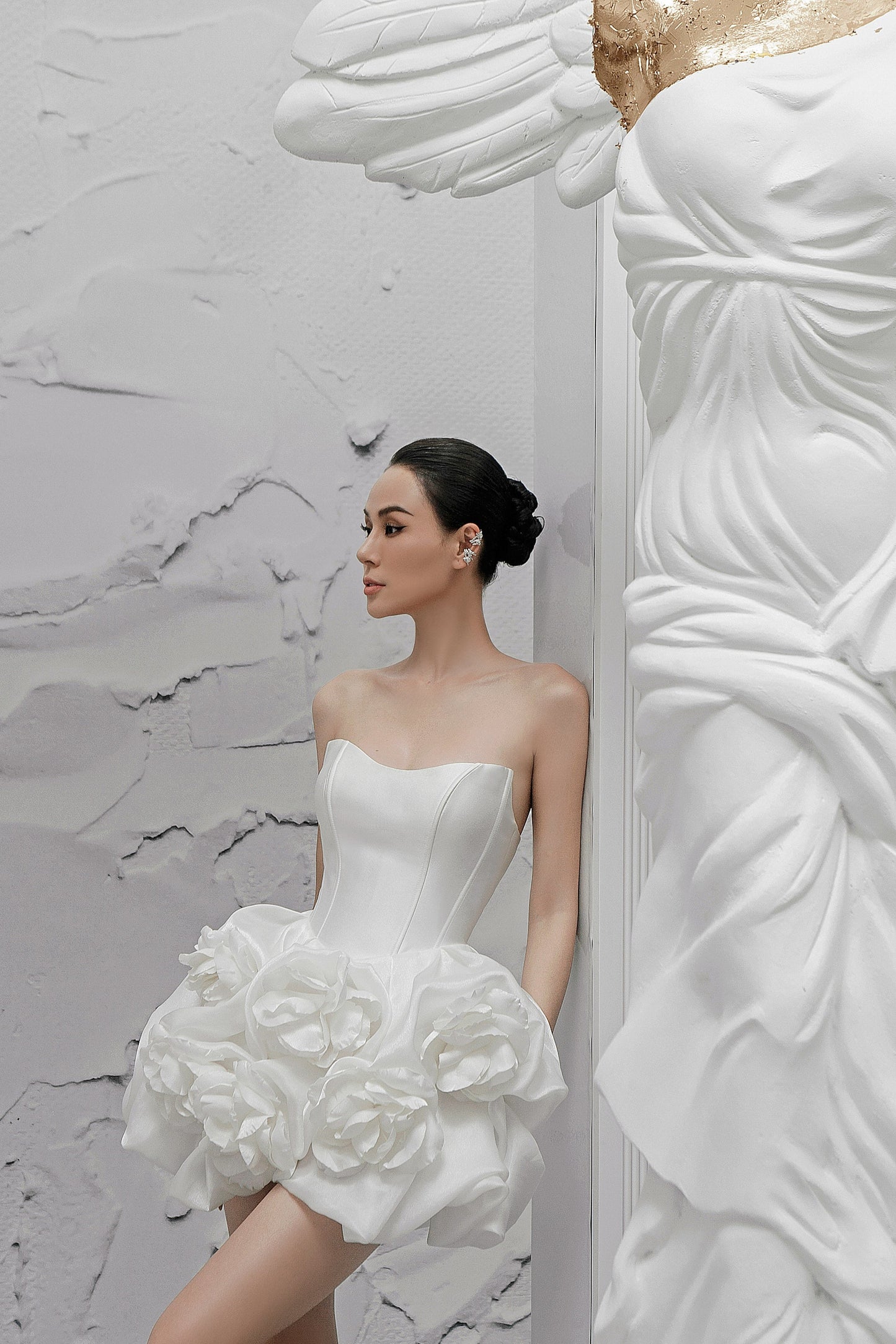 DZ White Flower Dress