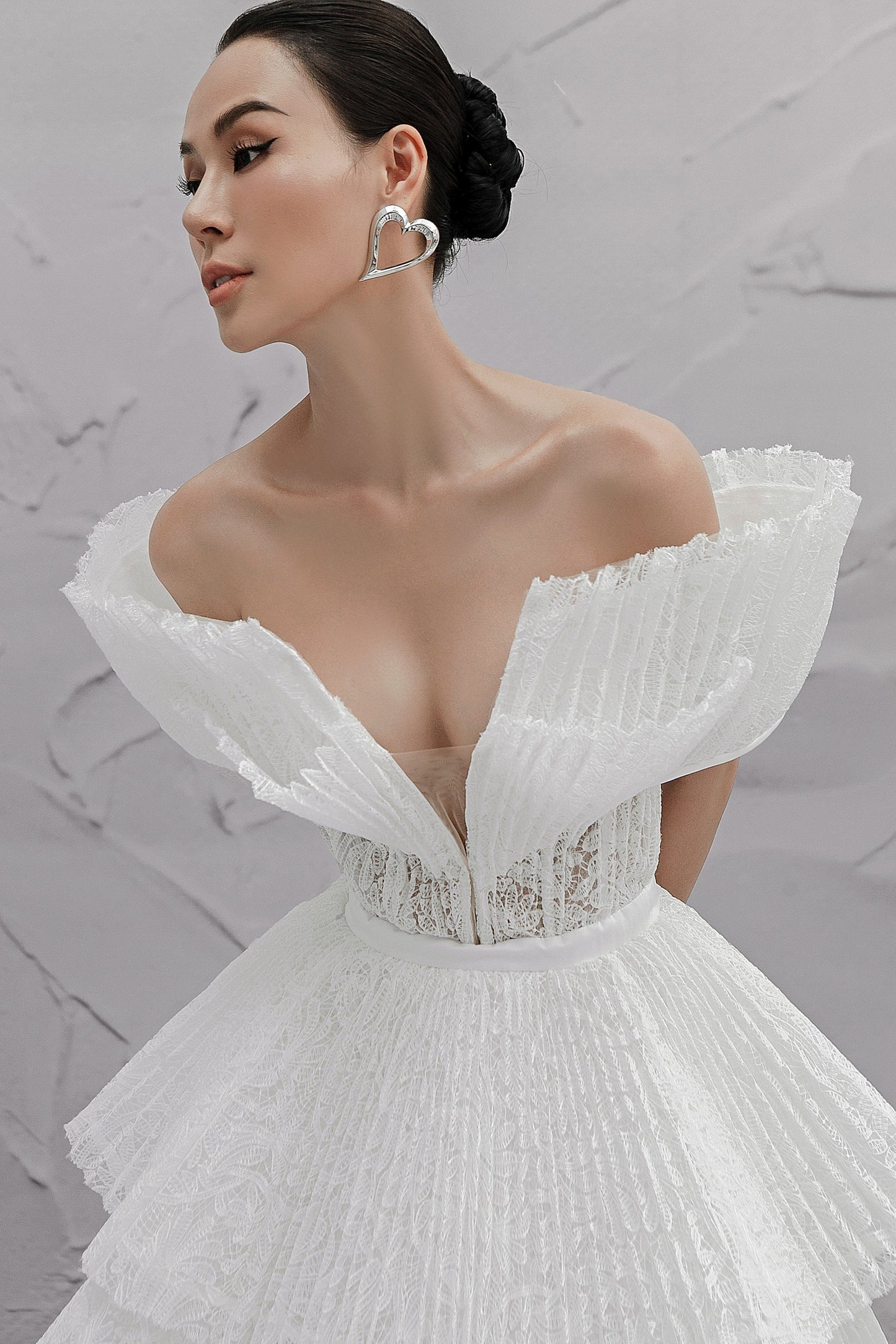 DZ White Off Shoulder Dress