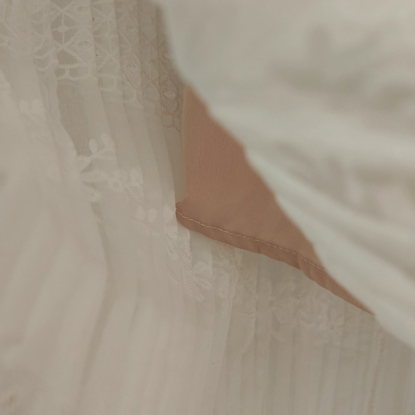 White Lace Collar Long Dress