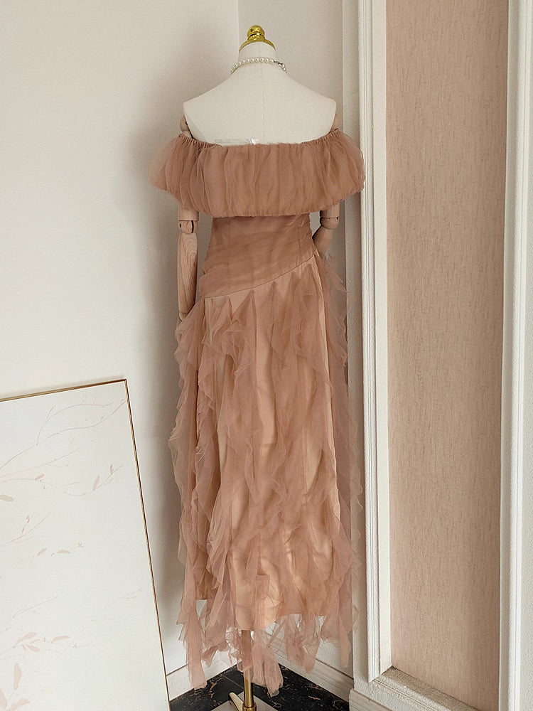 Brown Long Dress