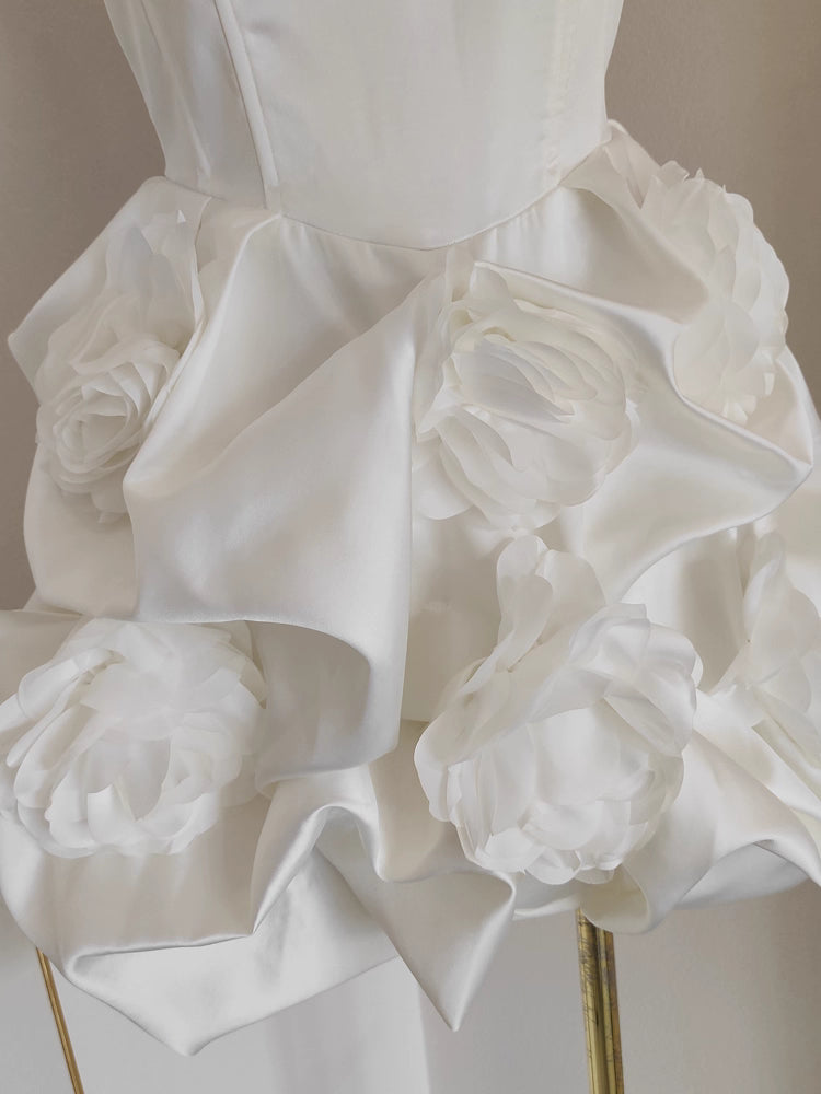 White Flower Dress