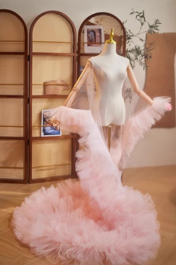 Pink Tulle Robe