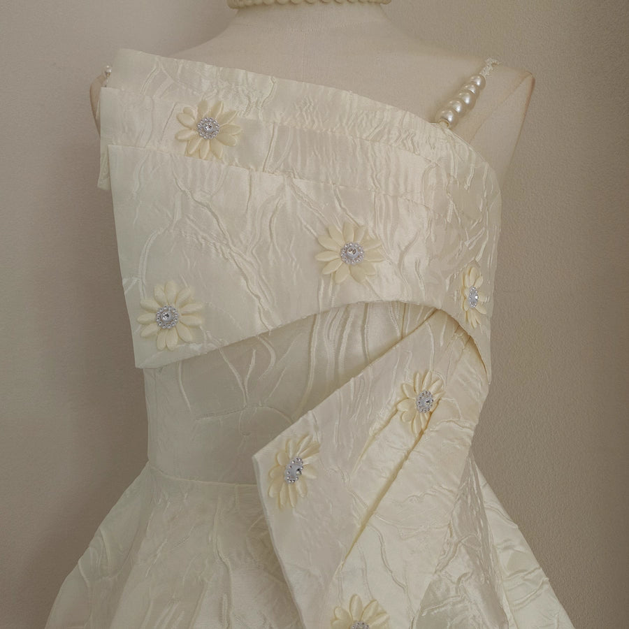 White Flower Dress