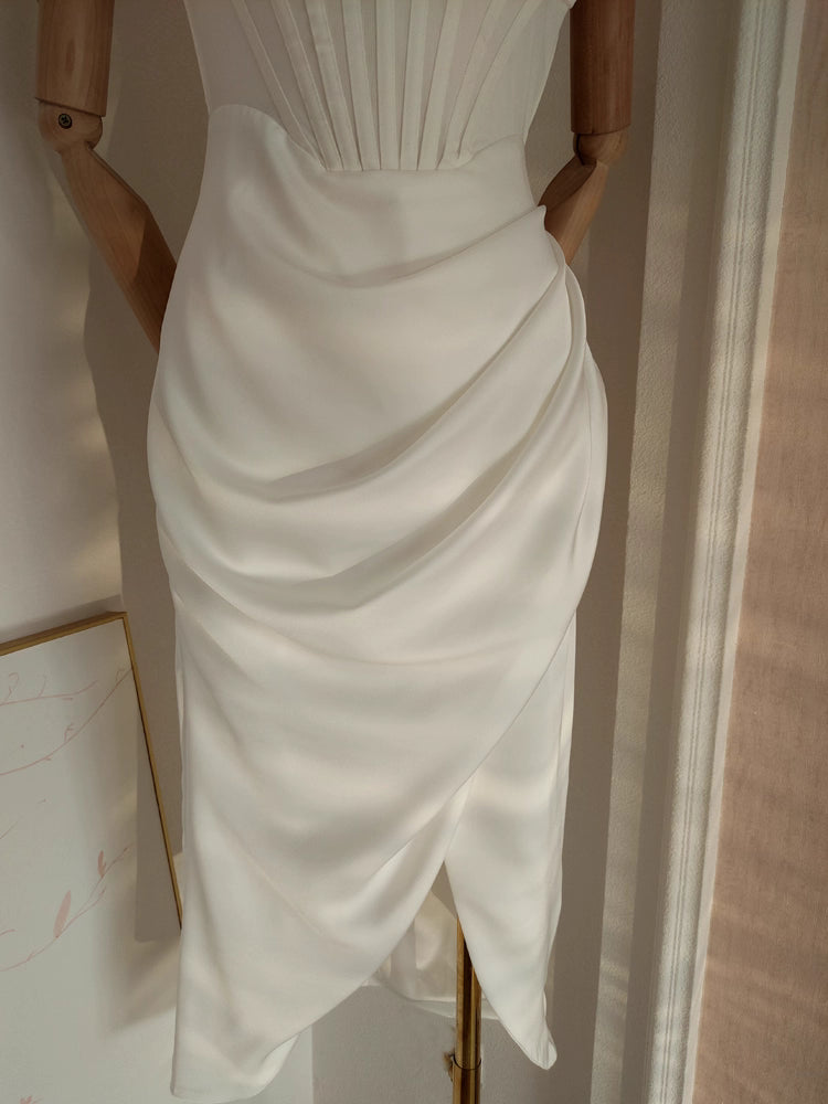 White Corset Dress