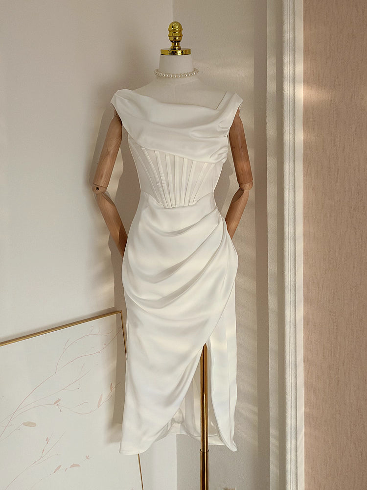 White Corset Dress