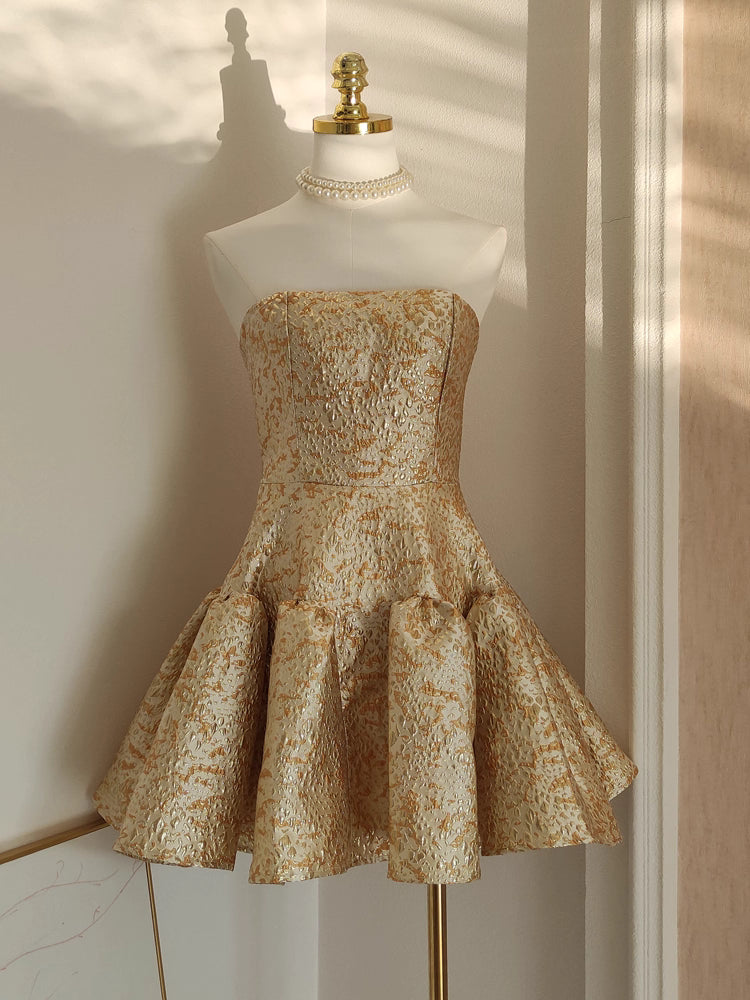 Gold Tube Dress