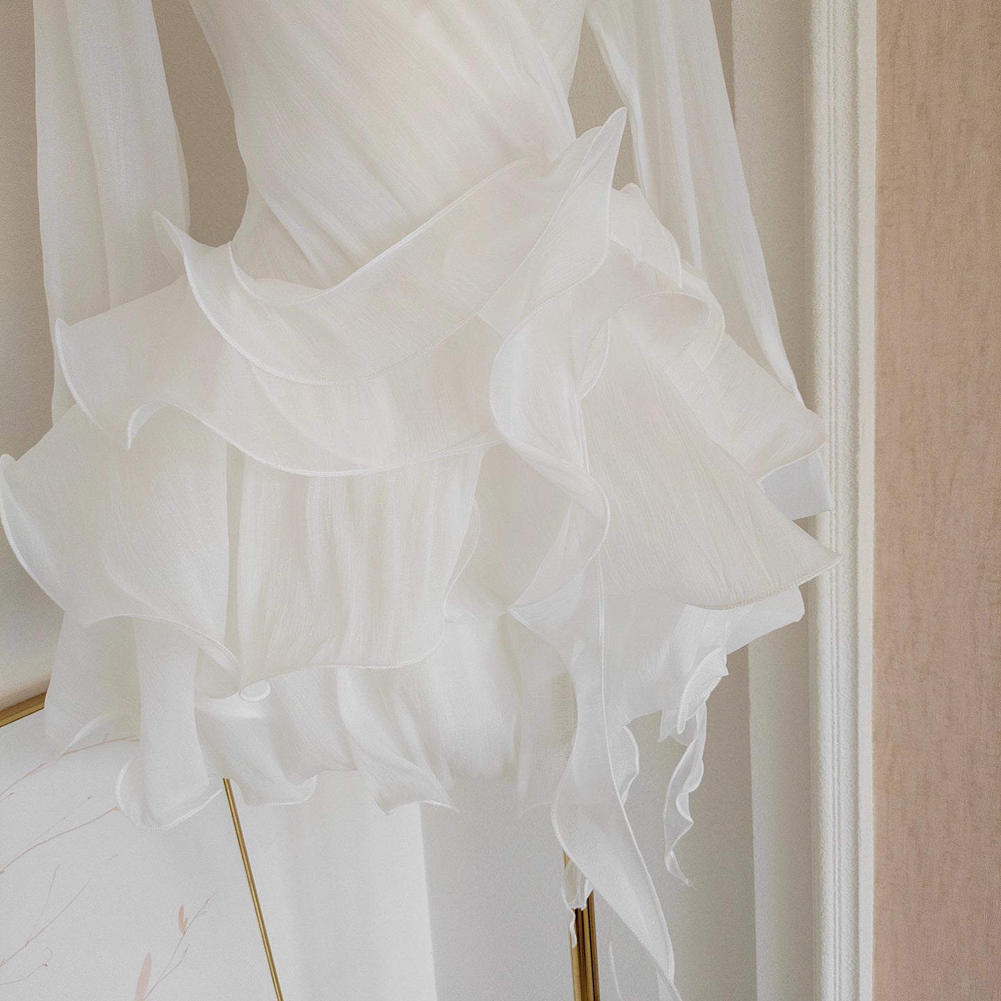 White Long Sleeve Dress