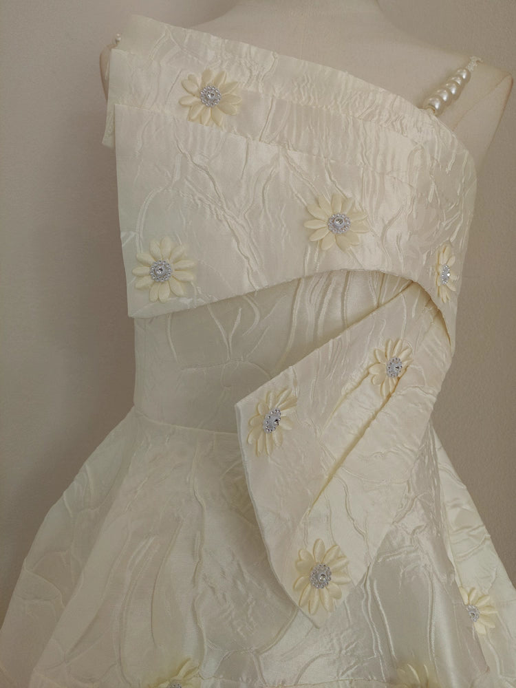 White Flower Dress