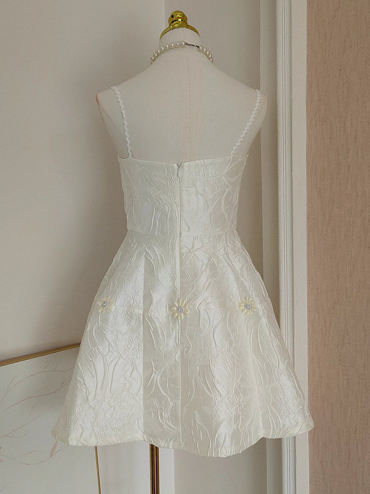 White Flower Dress