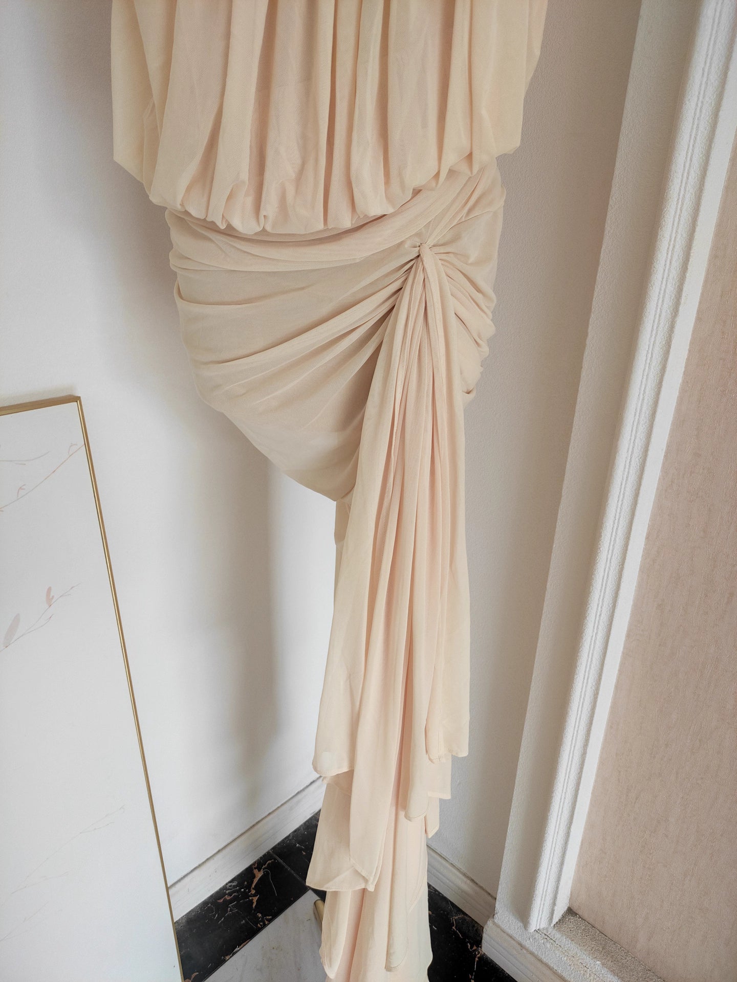 Cream Tube Dress