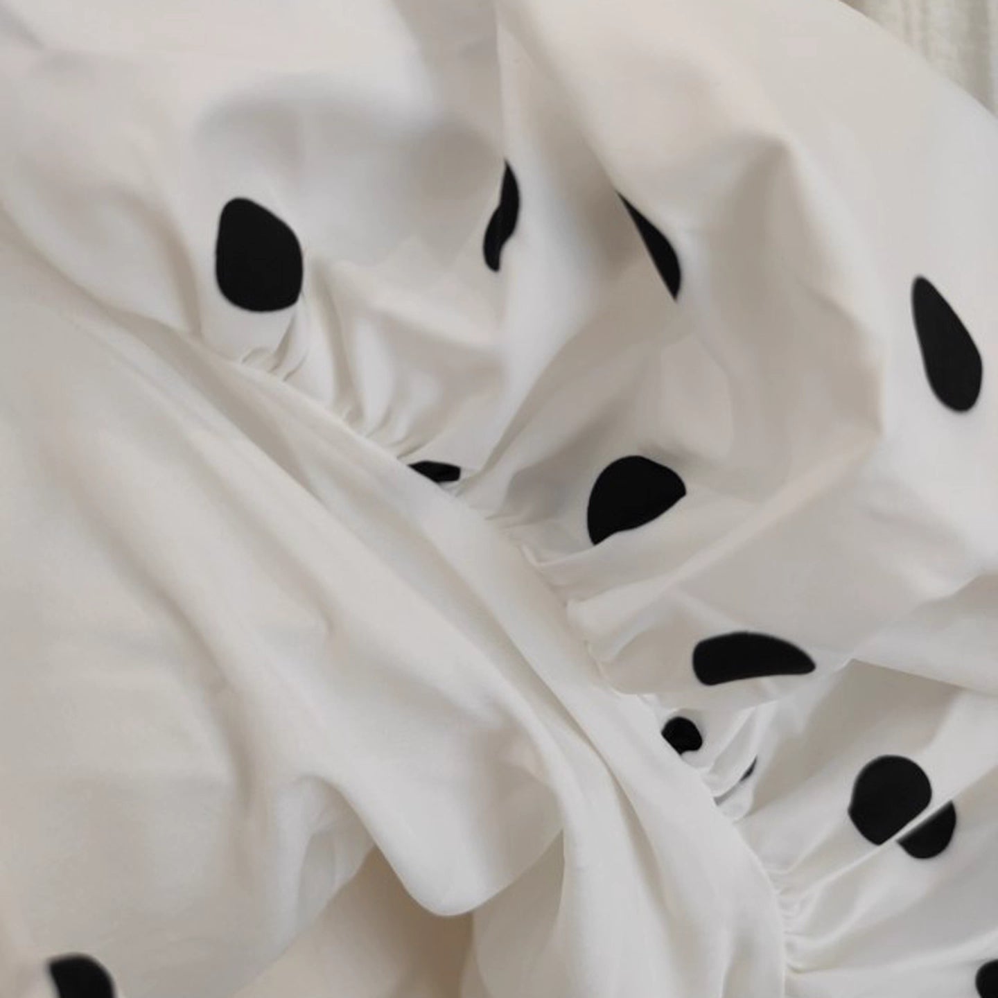 White Polka Dots Dress