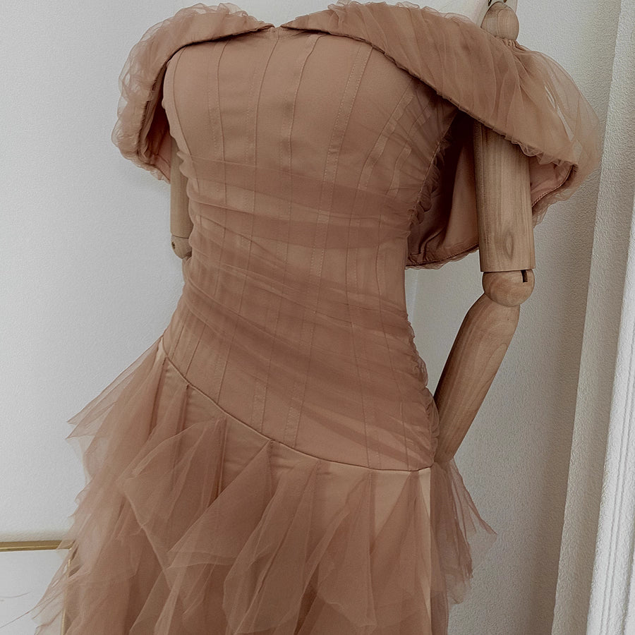 Brown Long Dress