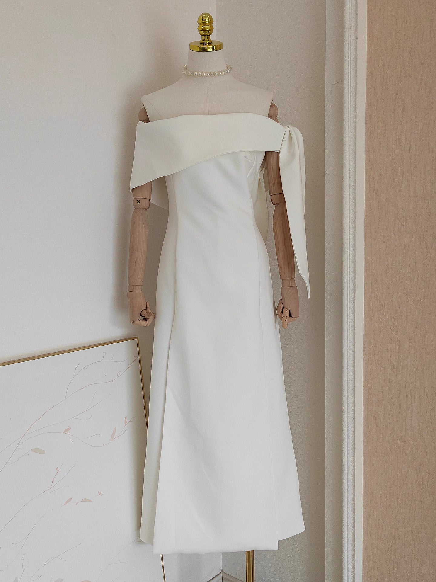 White Off Shoulder Dress