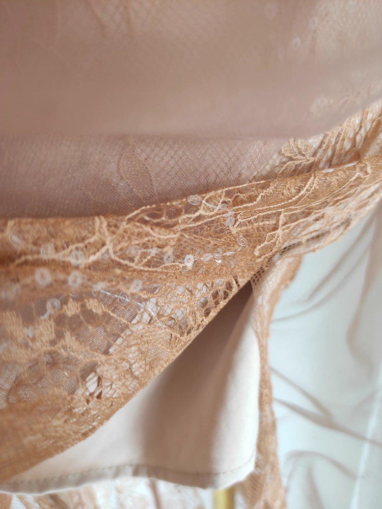 Brown Lace Dress