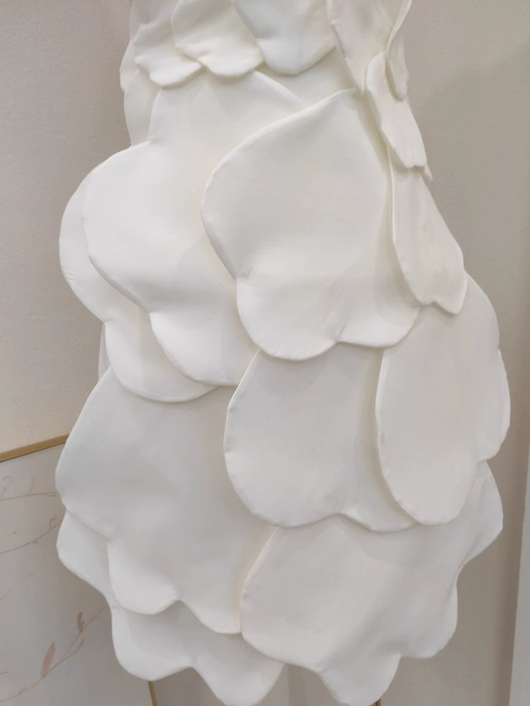 White Petal Dress
