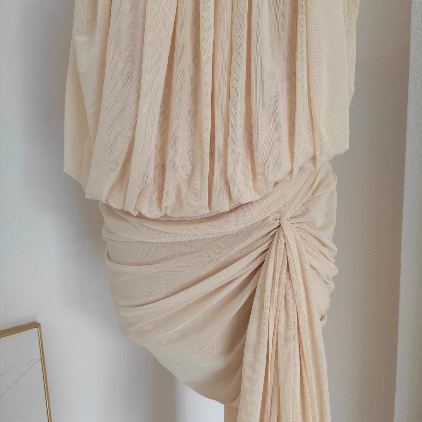 Cream Tube Dress
