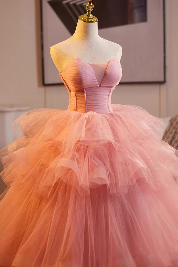 Pink Tulle Ballgown