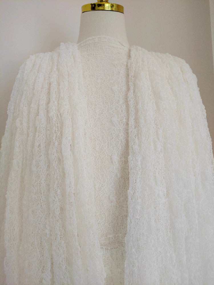 White Long Sleeve Dress