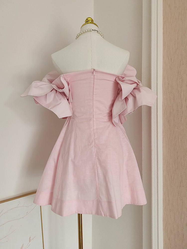 Pink Flower Dress