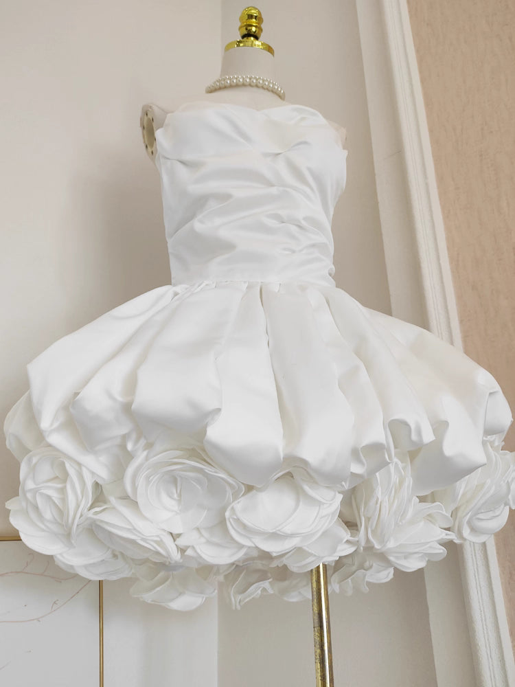 White Flower Dress