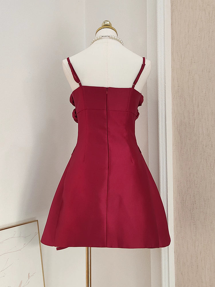 Red Flower Dress
