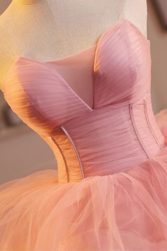 Pink Tulle Ballgown