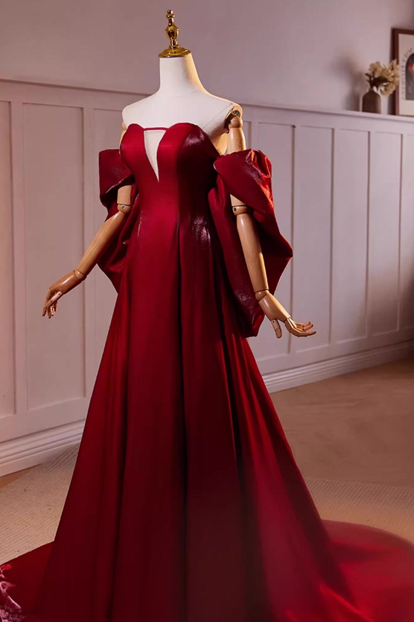 Red Long Gown