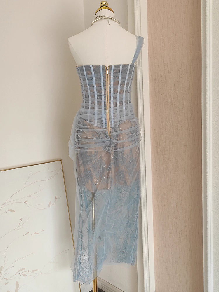 Blue Lace Dress