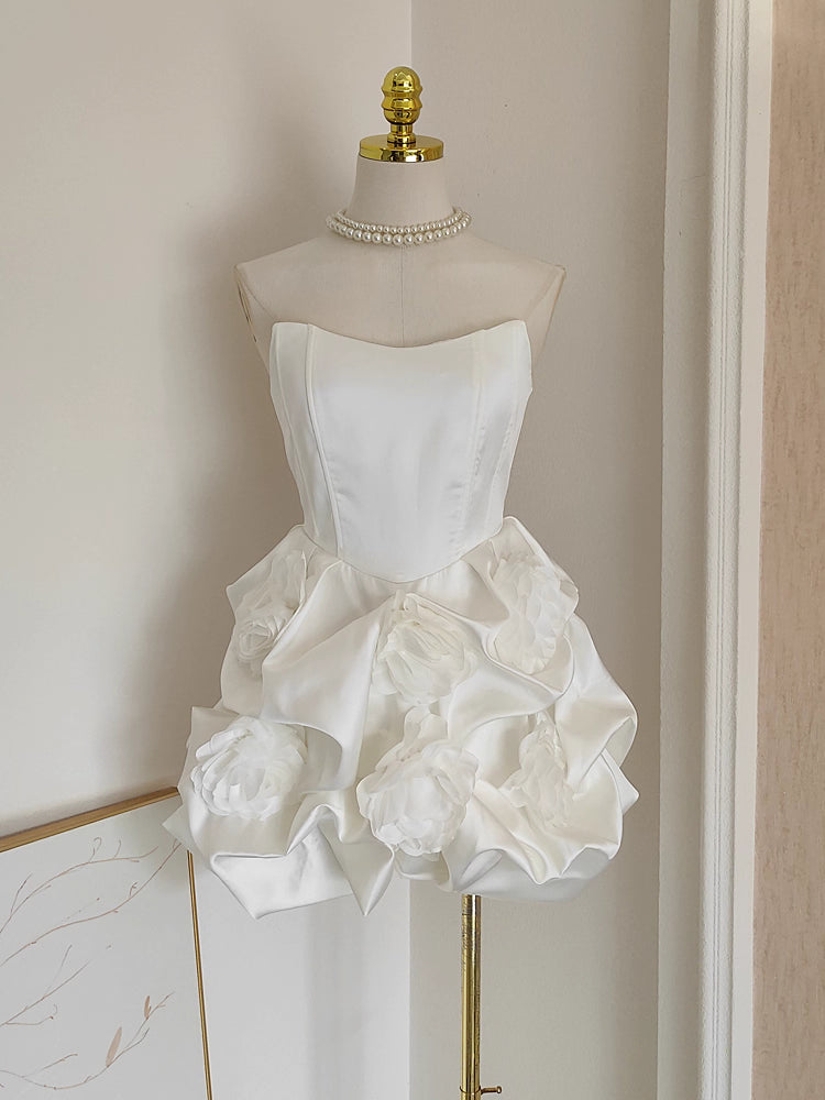 White Flower Dress