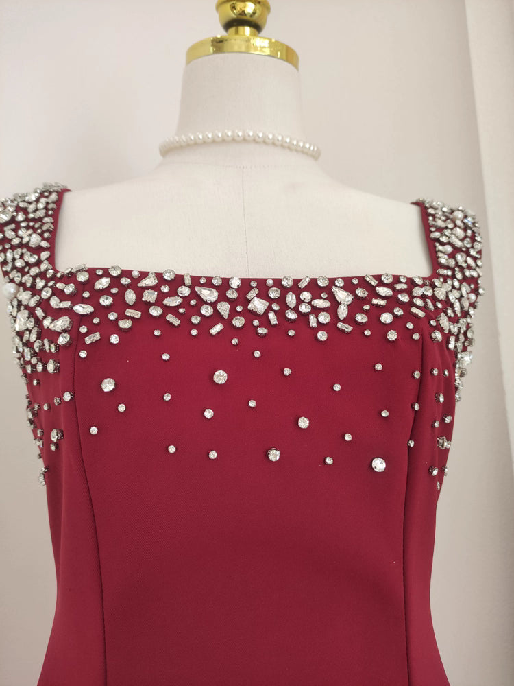 Red Sequin Dress