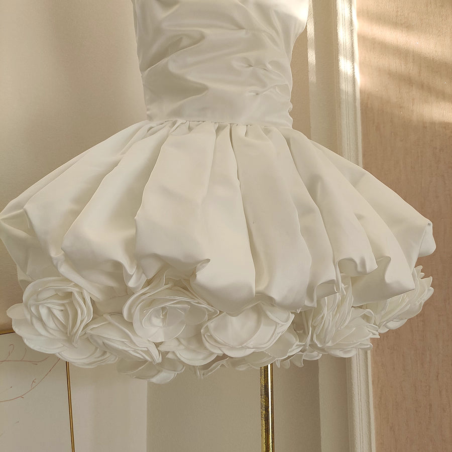 White Flower Dress