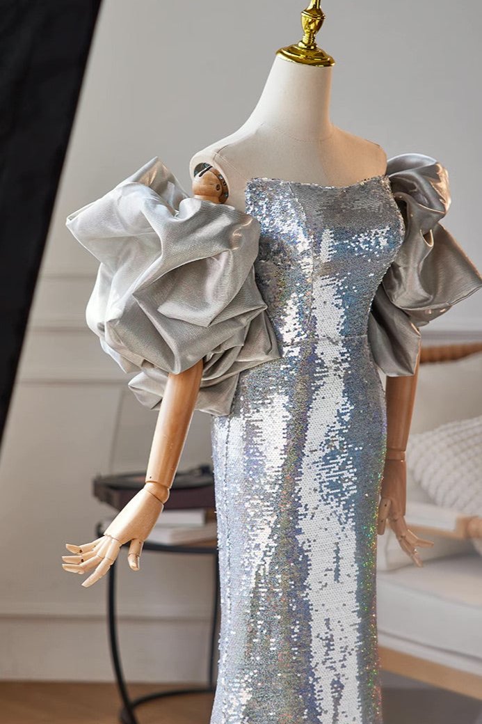 Silver Long Gown