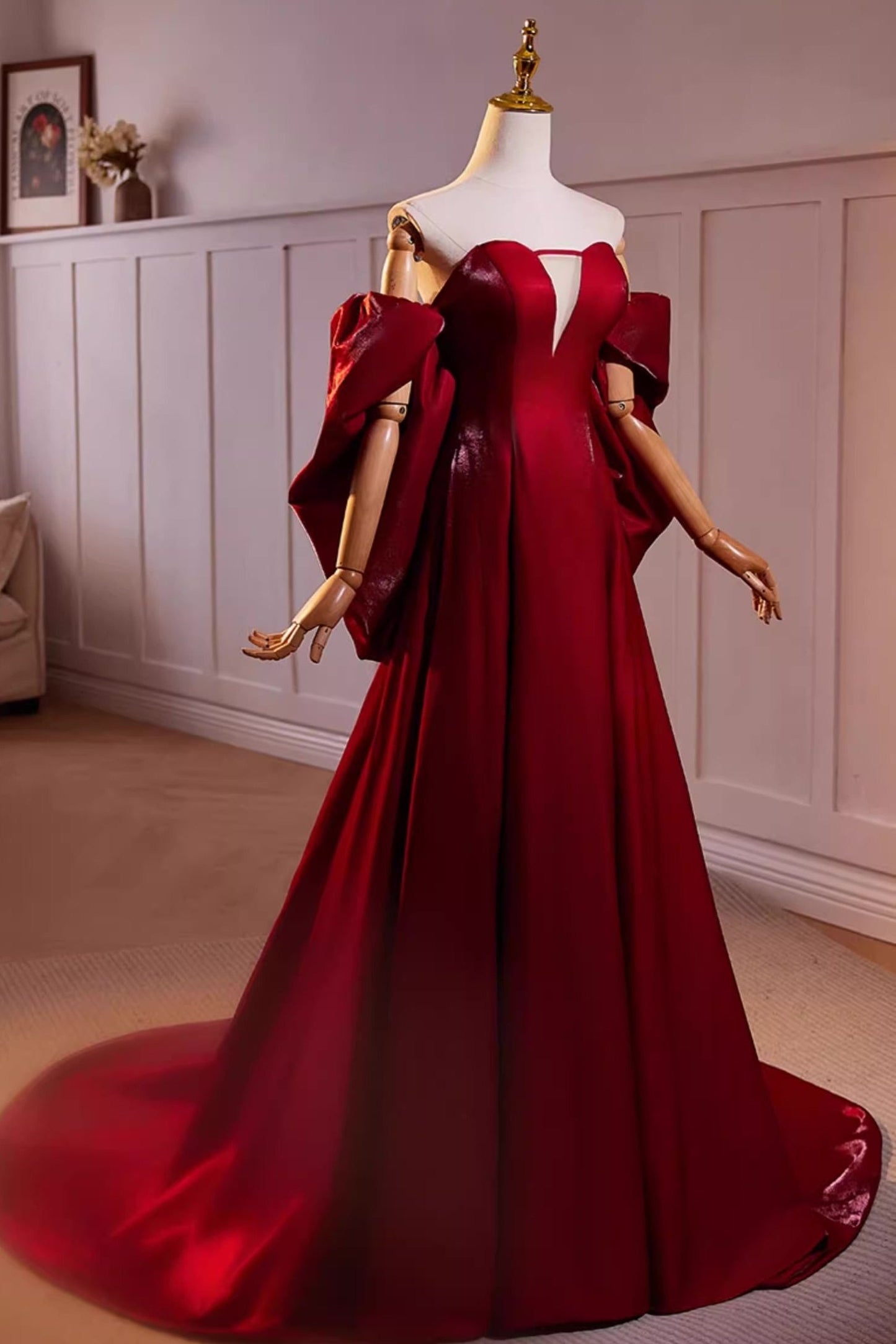 Red Long Gown